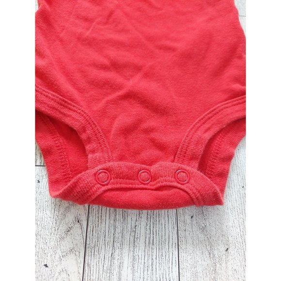 *Set of 2* Carters Onesies - Vibrant Red and Orange - Picture 5 of 7